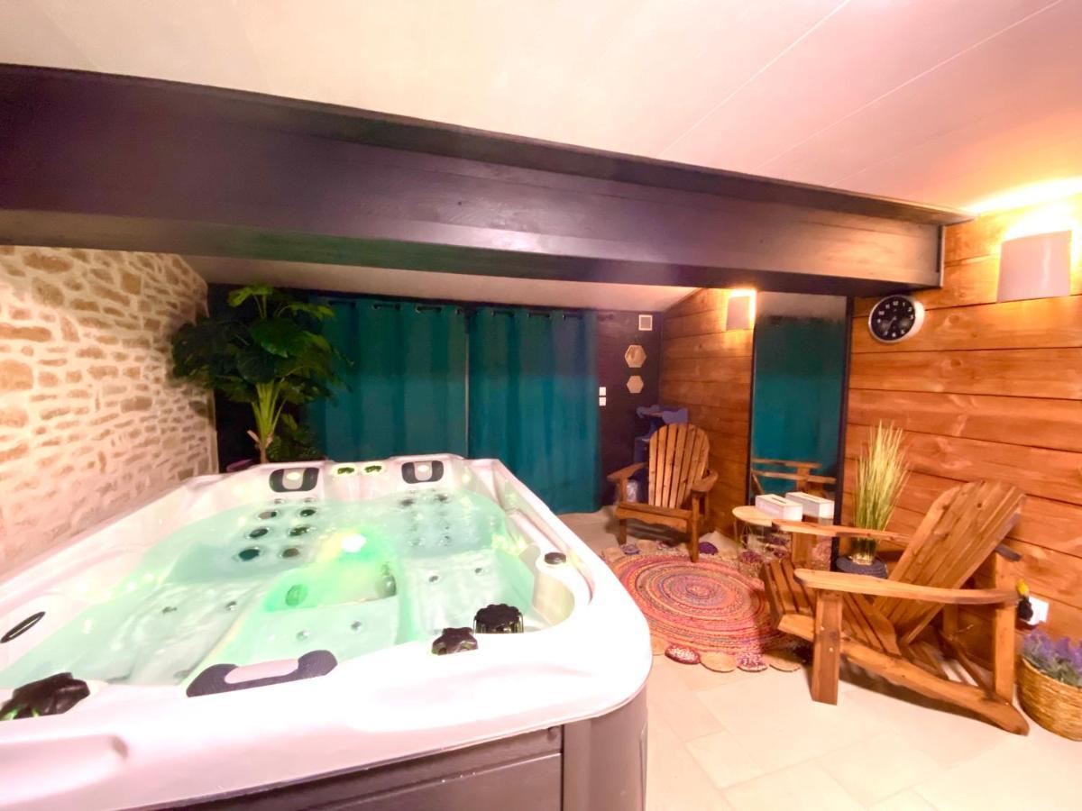 Le Cocon Boheme - Maison Climatisee Au Coeur De Sarlat - Parking - Piscine Chauffee - Spa Et Massages المظهر الخارجي الصورة